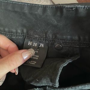 Hudson black jeans in size 26